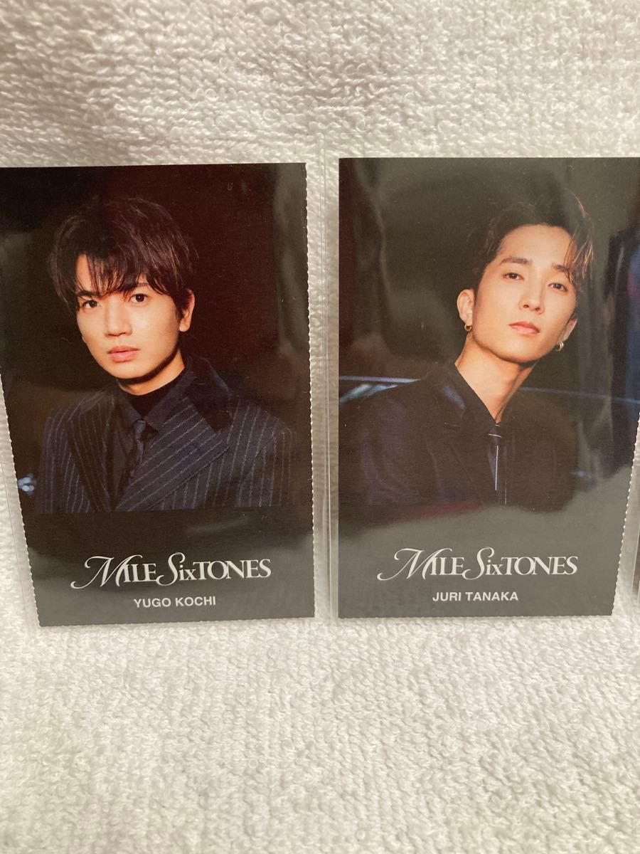 MILE SixTONES -Best Tracks- 初回盤A特典 IDカード×4名分 ネック