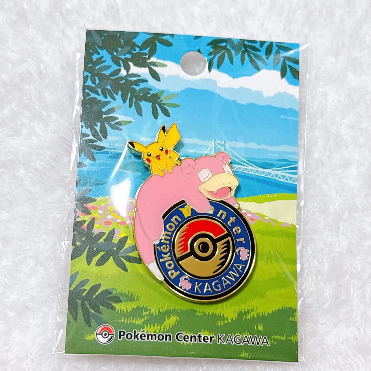 ポケモンセンターカガワ限定 ロゴピンズ ピカチュウ ヤドン｜Yahoo