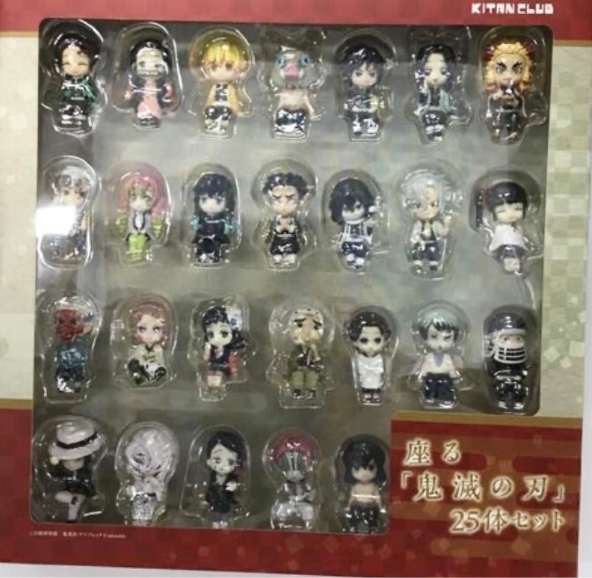 座る 鬼滅の刃 25体セット 嘴平伊之助(素顔)付きフィギュア 奇譚クラブ