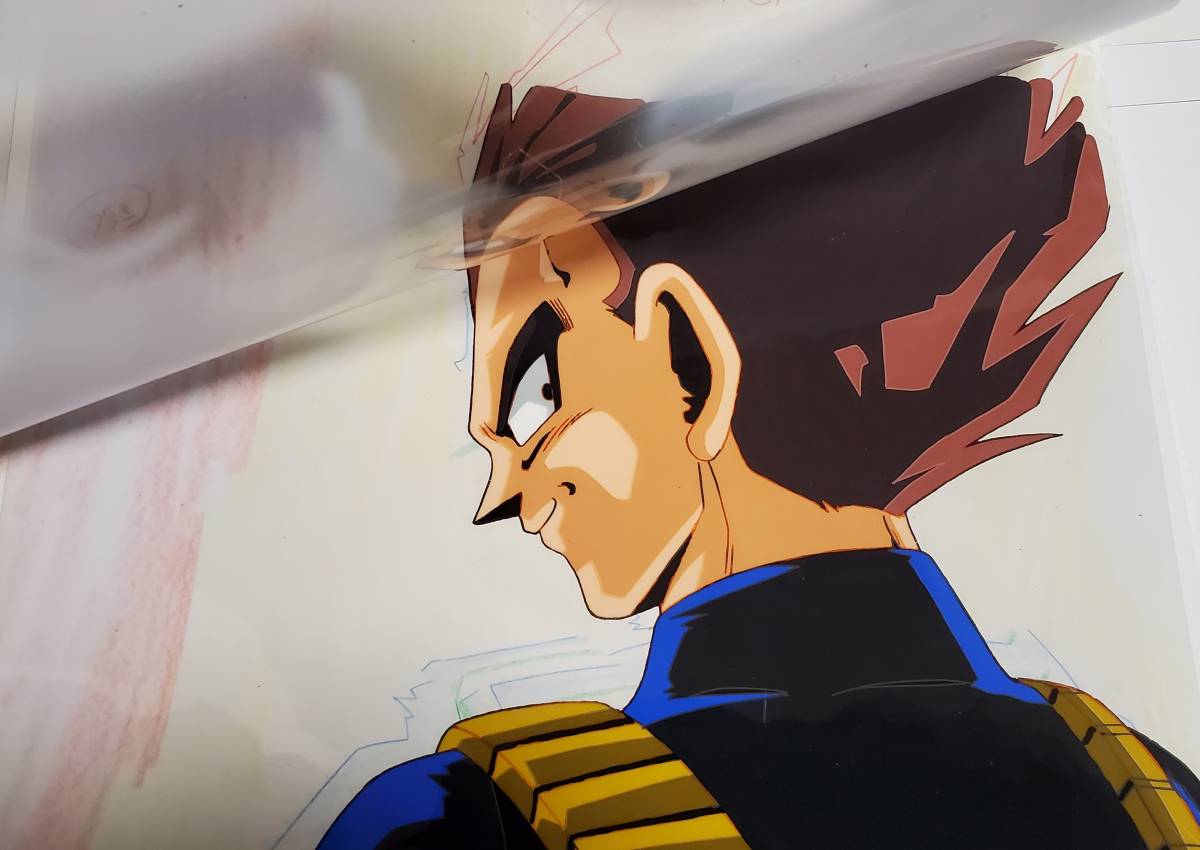 Yahoo!オークション - ドラゴンボールZ ベジータ セル画(背景動画貼り