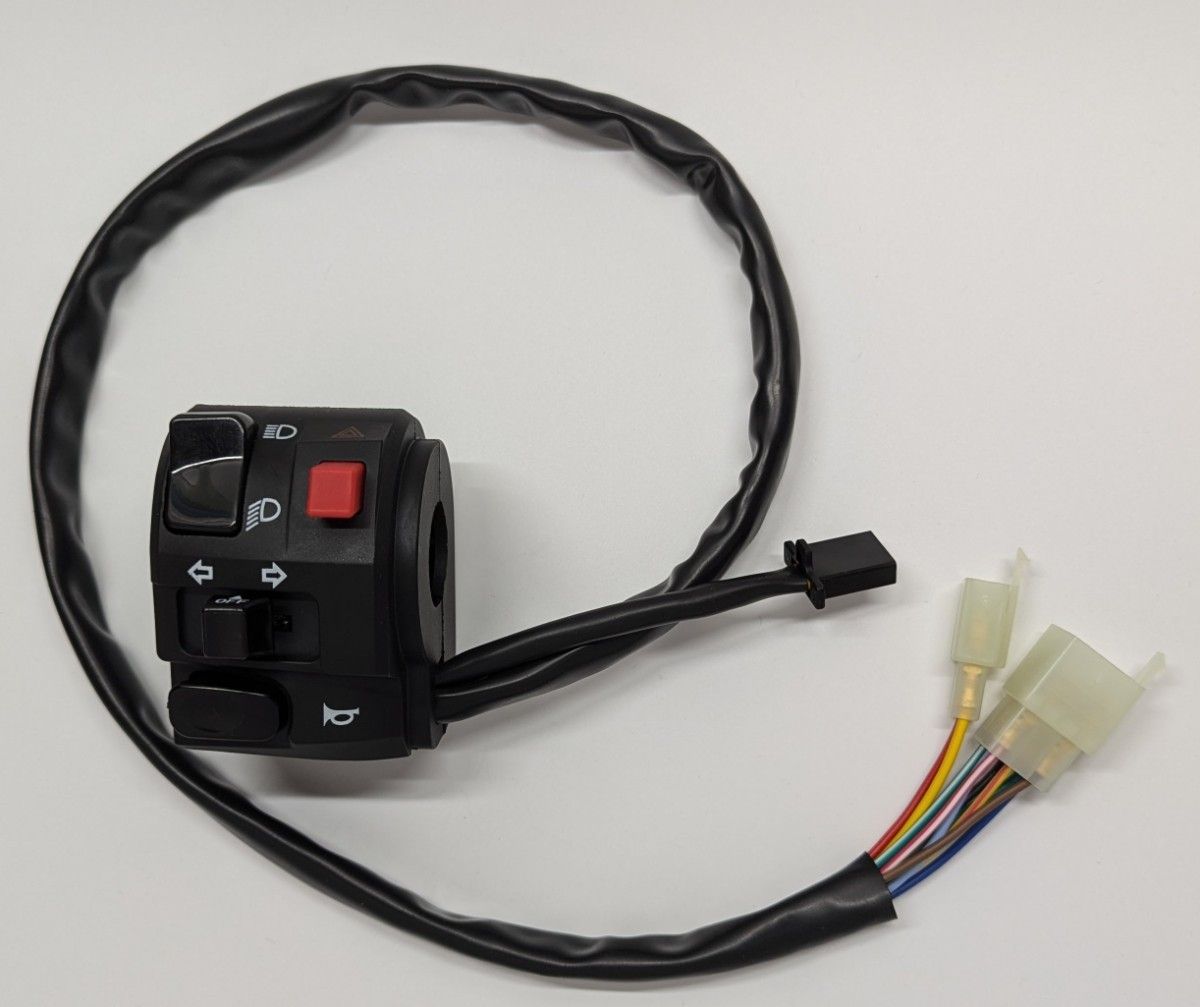 新品 Ninja400(2018～2025年式)用 左スイッチボックス(ハザード付) 検