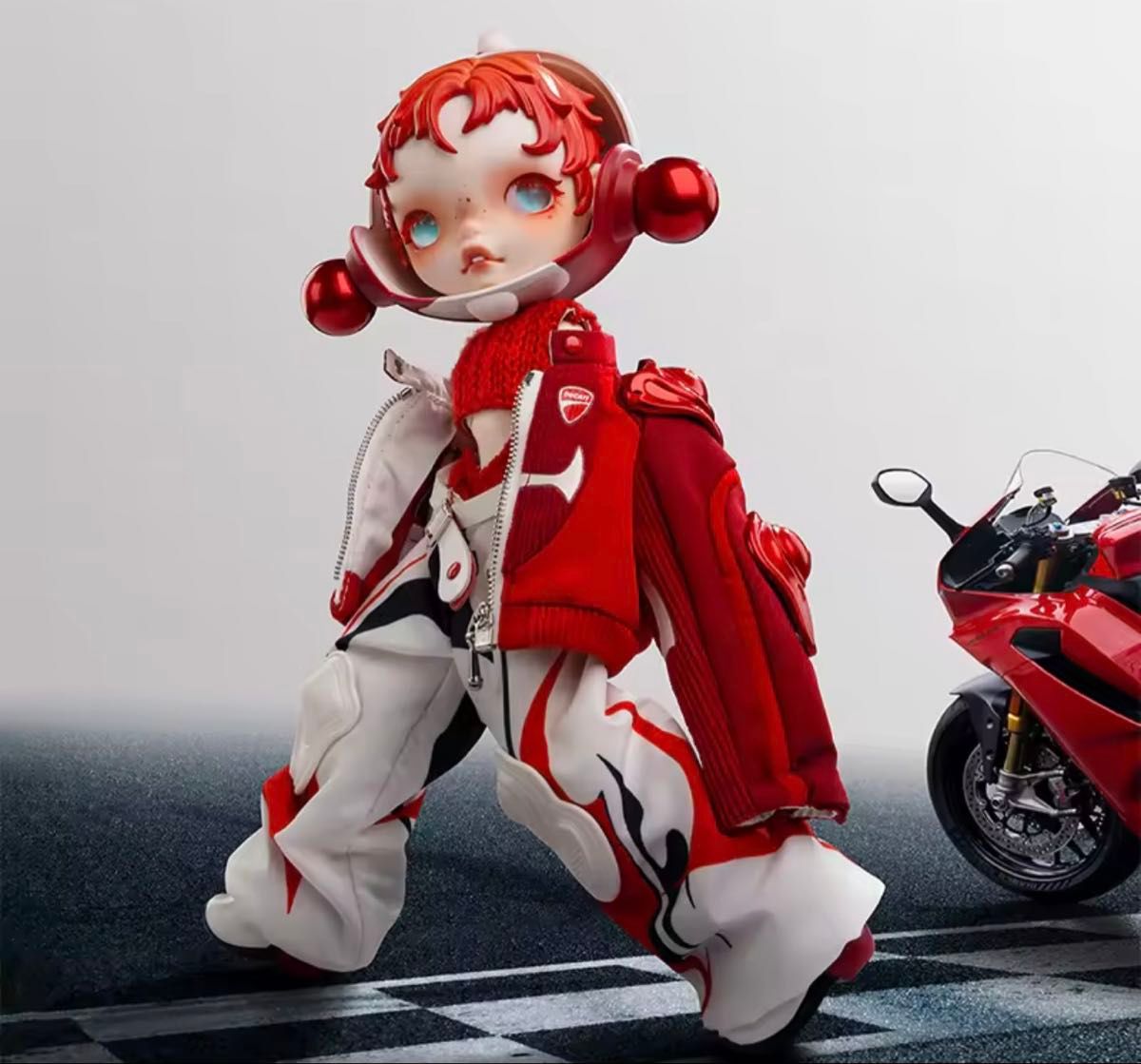 新品】SKULLPANDA x DUCATI 1/6 アクションフィギュア スカルパンダ