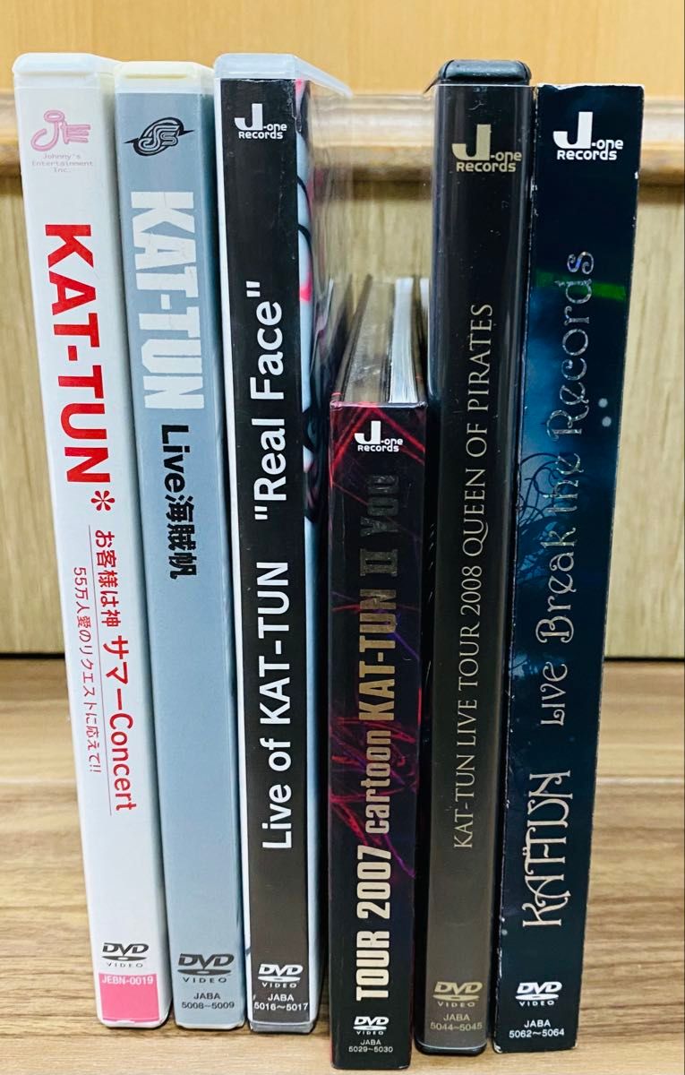 KAT-TUN 6人時代 ライブ DVD 全6枚 セット 初回盤｜Yahoo!フリマ（旧