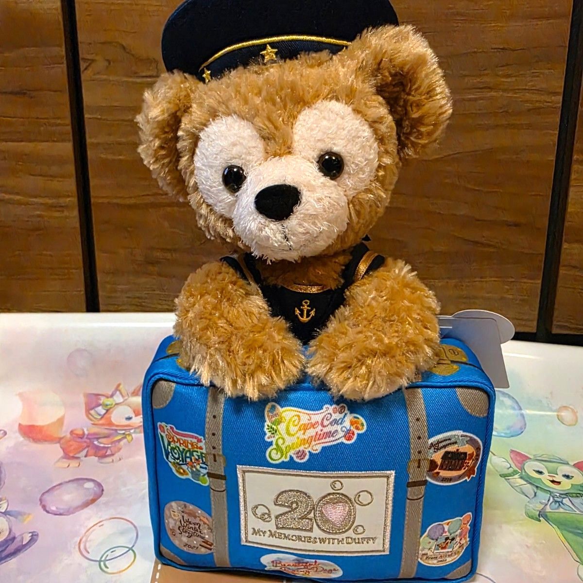 新品タグ付き】ダッフィー ぬいぐるみ 20周年 ディズニーシー 東京