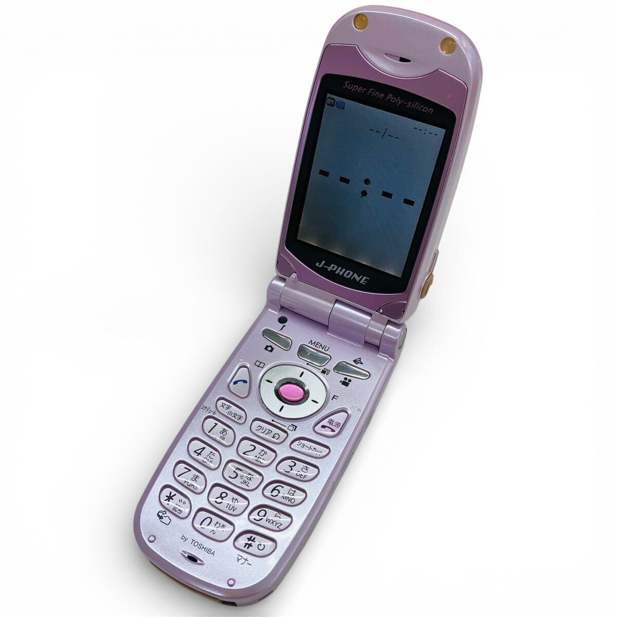 希少・レア・ビンテージ】J-PHONE 東芝 J-T08 パールピンク 起動確認済