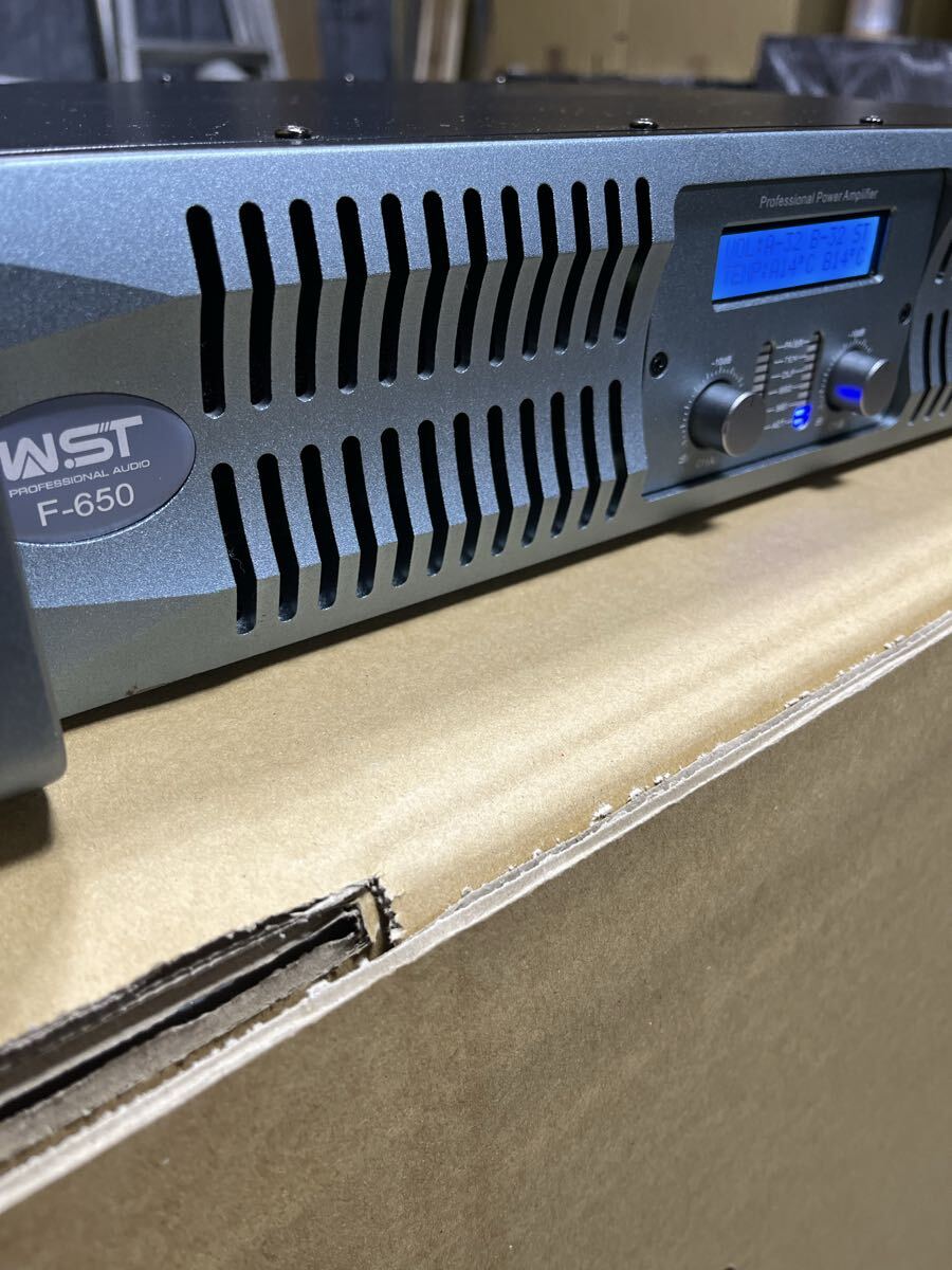 W.ST社 F650Professional Power Amp 良音動作品