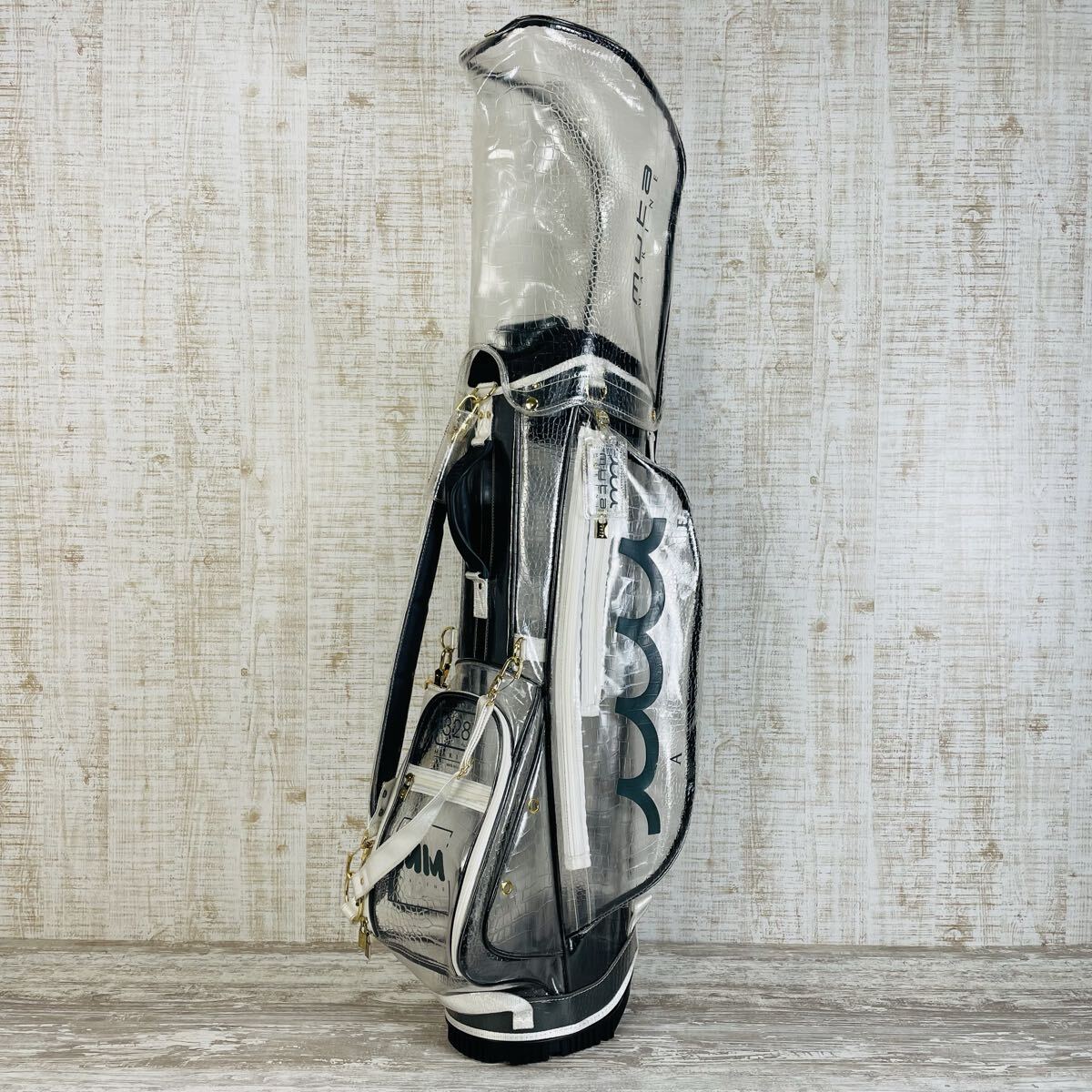 Muta Marine ムータマリン エンボスクロコ クリア スケルトン スタンド