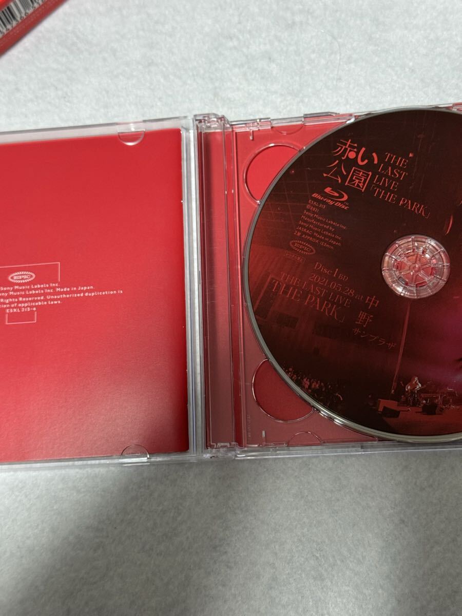 赤い公園 THE LAST LIVE PARK 初回 限定盤CD 2Blu-ray 中古 石野理子