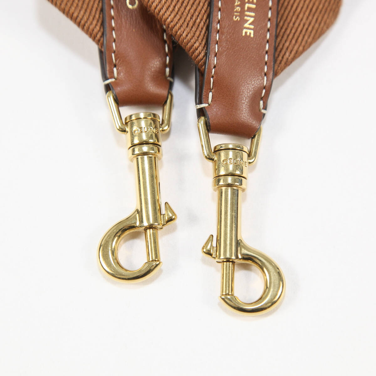 極美品 CELINE / セリーヌ 25AW CELINEジャカード ロングストラップ