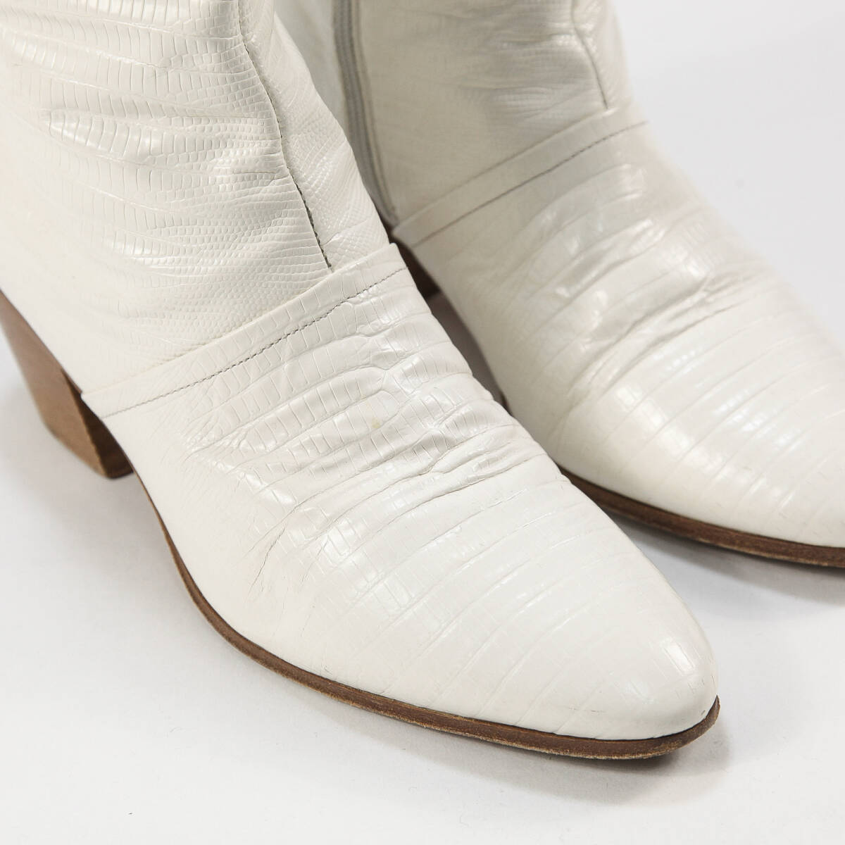 Celine サイドジップ ヒールブーツ 白 41 美品 CELINE / セリーヌ