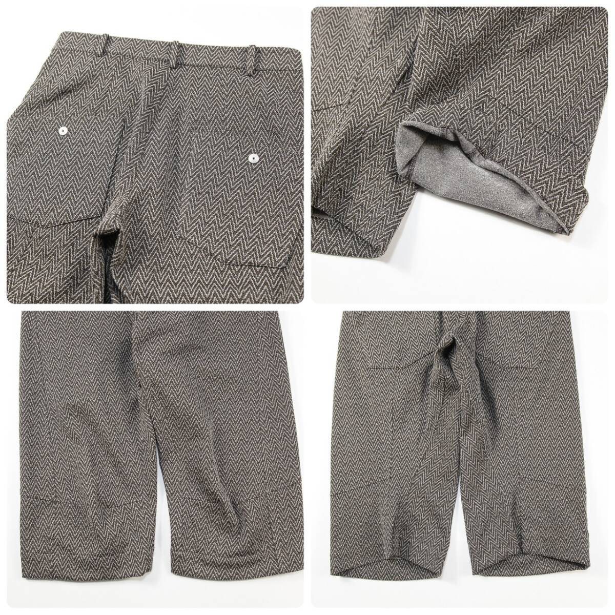 極美品 OMAR AFRIDI オマールアフリディ 25SS Knee Darted Flare