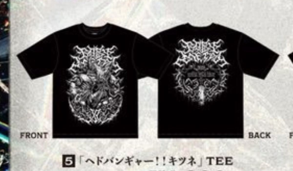 BABYMETAL ヘドバンギャー キツネTEE【XLサイズ】 ベビーメタル