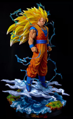 ドラゴンボール 孫悟空 スーパーサイヤ人3 ガレージキット フィギュア