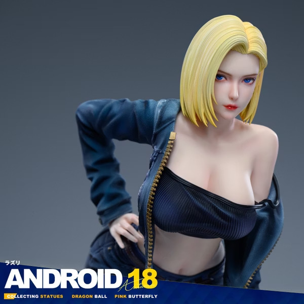 ドラゴンボール 人造人間18号 ガレージキット フィギュア 1/4スケール
