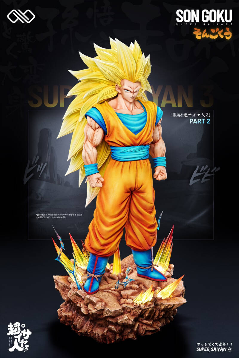 ドラゴンボール 孫悟空 スーパーサイヤ人3 ガレージキット フィギュア