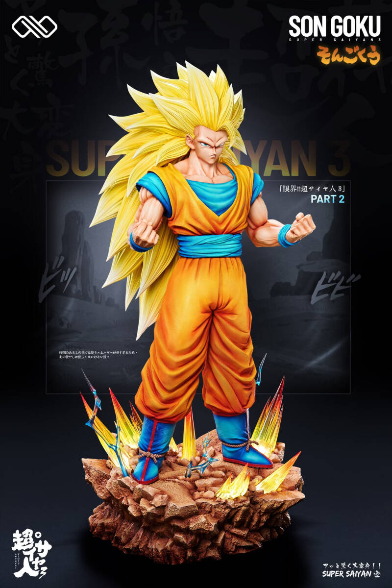 ドラゴンボール 孫悟空 スーパーサイヤ人3 ガレージキット フィギュア