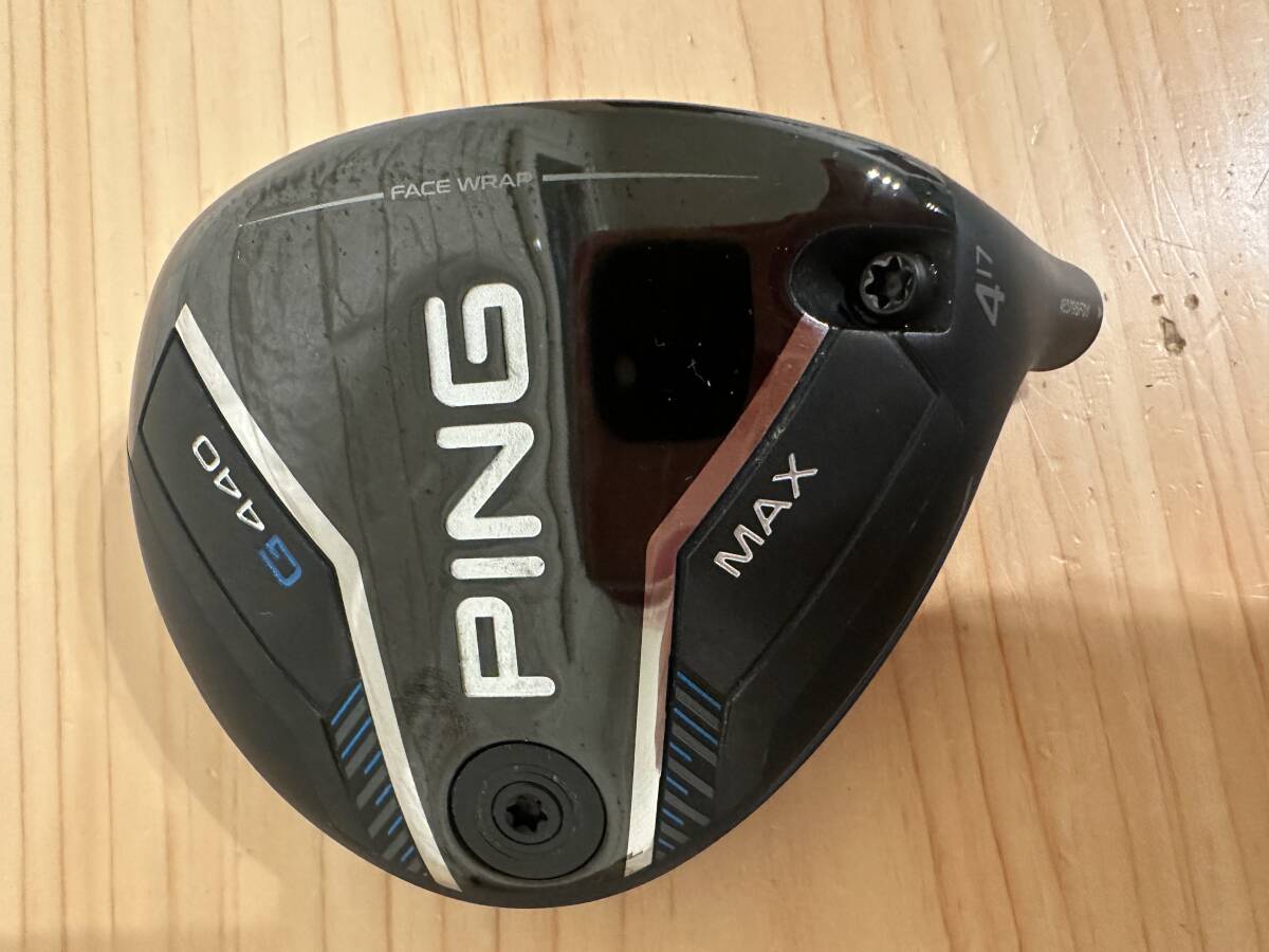 即決 コース未使用 PING G440 MAX 4W 17度 ヘッド 専用ヘッドカバー