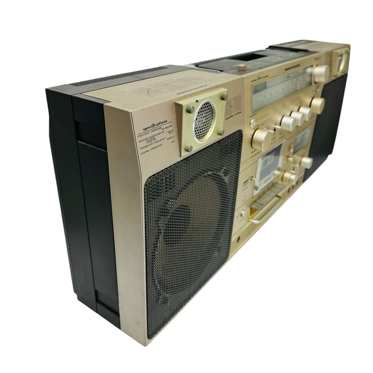 即決 送料無料 マランツ Marantz CRS-7800 CRS7800 大型ラジカセ 昭和