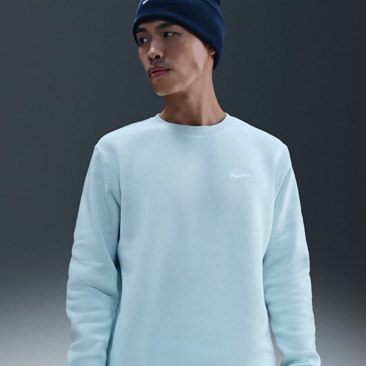 新品 2XL ナイキ NIKE 水色 スウェット トレーナー NSW CLUB