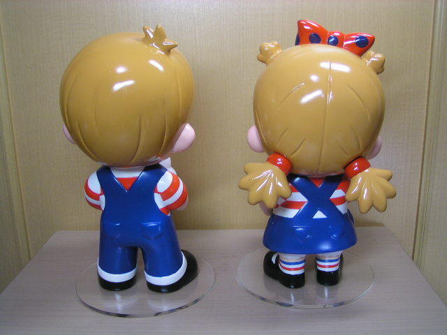 ニッセイ ニックン ＆ セイチャン 店頭用 ソフビ フィギュア 新品～未