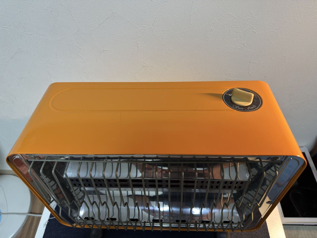 TOSHIBA 昭和レトロ 電気ストーブ SF-825T オレンジ オレンジ 電気