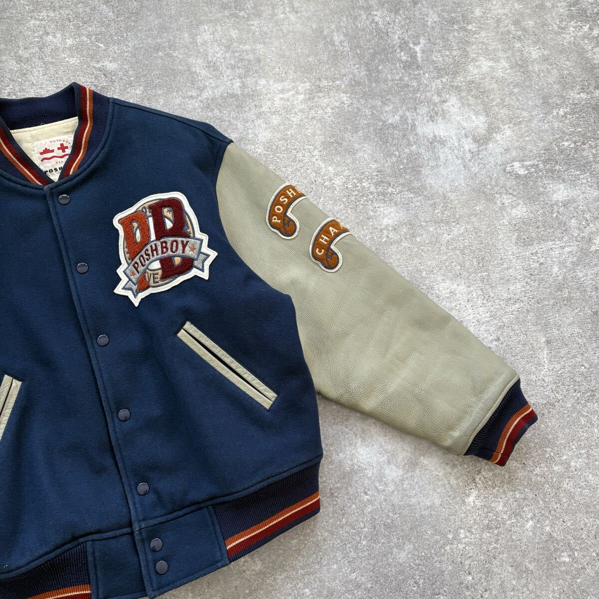 POSH BOY】ポッシュボーイ 80s スタジャン 袖革 ヴィンテージ