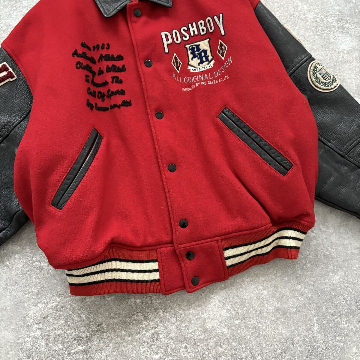 POSH BOY】80s ポッシュボーイ フルデコスタジャン ヴィンテージ 80