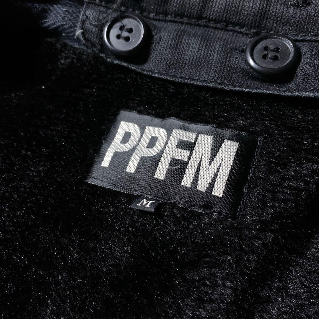 00s archive PPFM ギミック ファー ジャケット 黒 Y2K｜Yahoo!フリマ