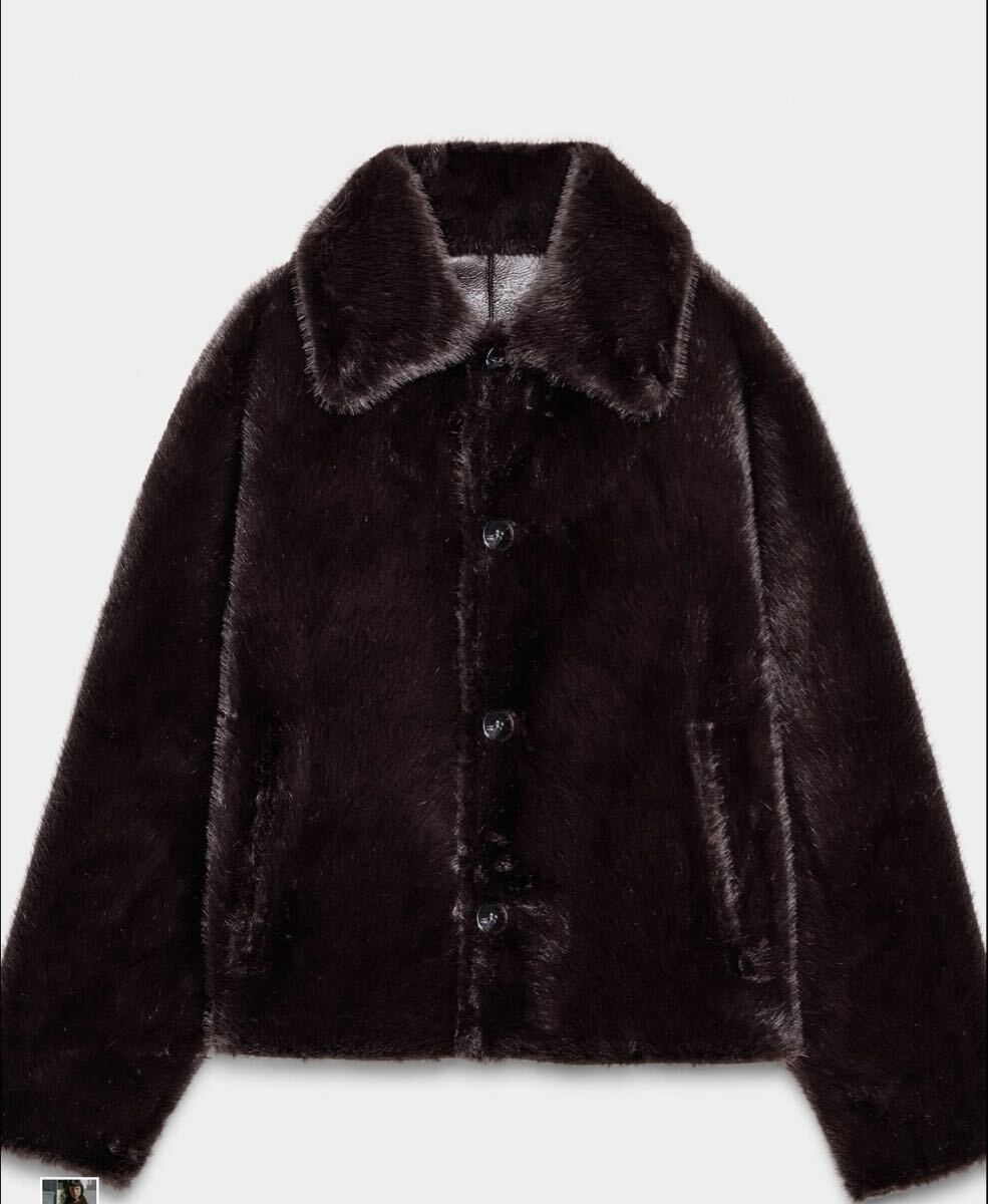 ZARAリバーシブルダブルフェイスフェイクレザージャケット｜Yahoo