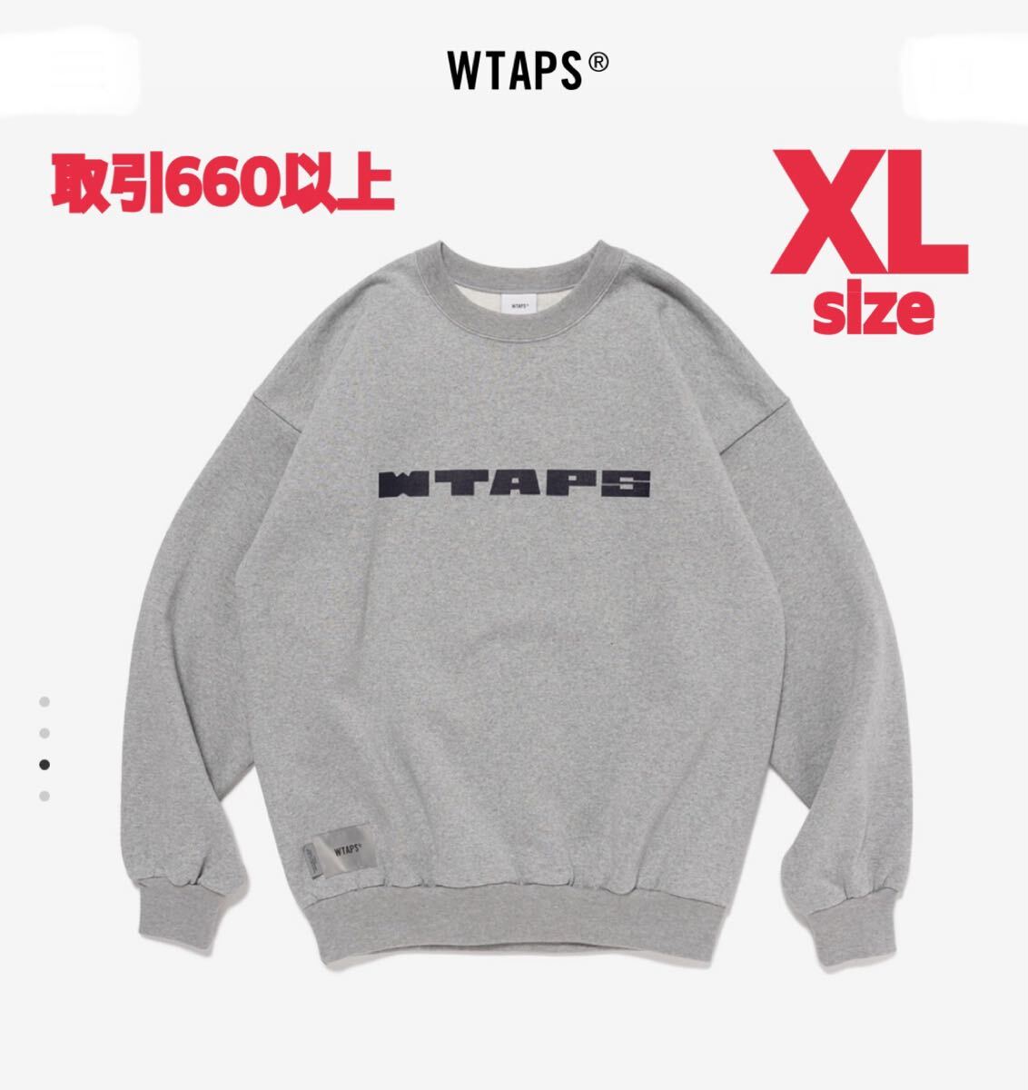 WTAPS 2025FW BRICK SWEATER ASH GRAY XLサイズ ダブルタップス