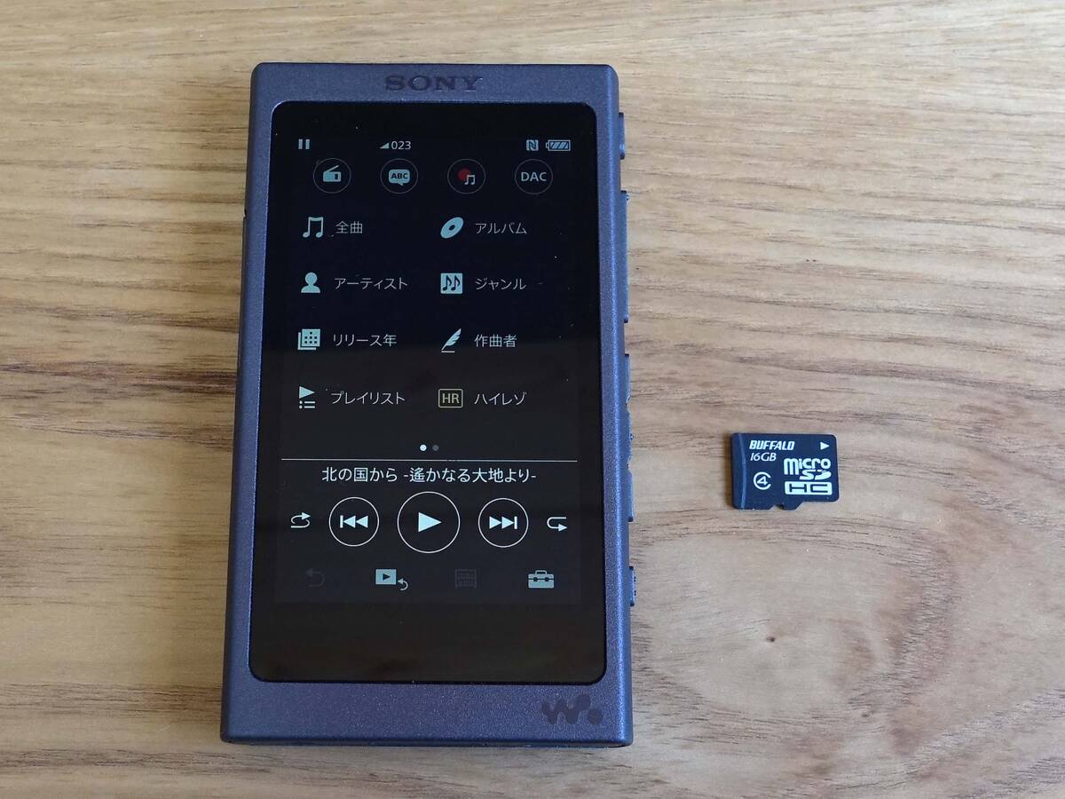 SONY Walkman ウォークマン NW-A45 16GBブラックBluetooth/microSD