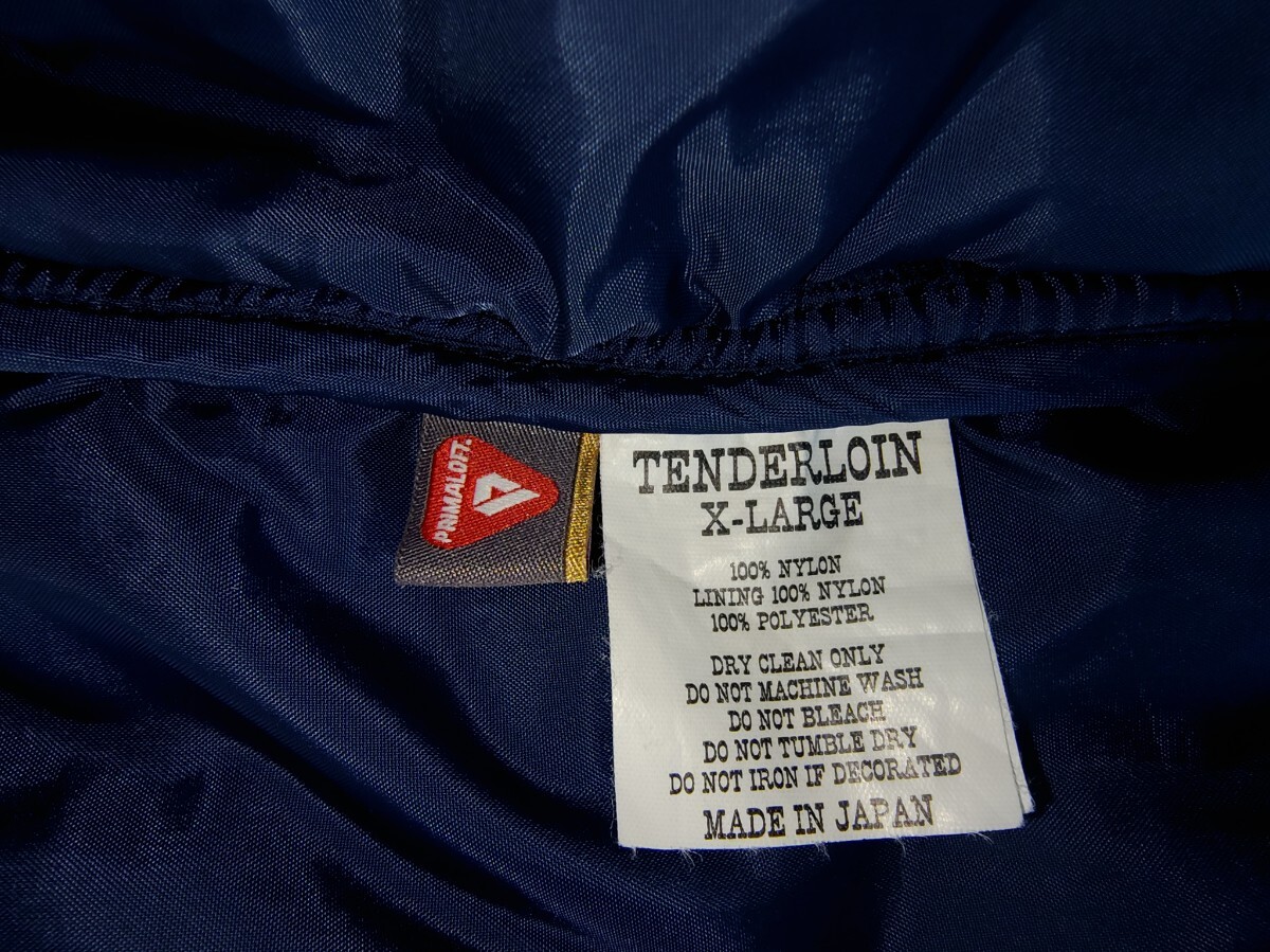 貴重XL TENDERLOIN T-NRA VEST PRIMALOFT NAVYテンダーロイン ダウン