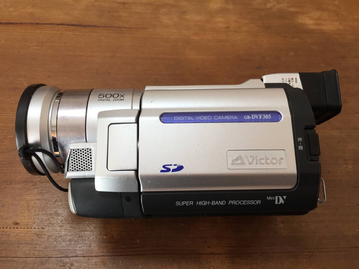 撮影再生ダビングOK 美品 VICTOR GR-DVA22K 付属品有 大画面 撮影再生