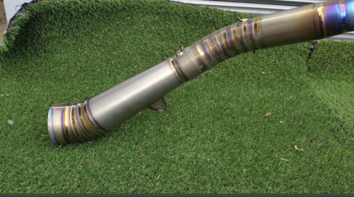 Z900RS アサヒナレーシング エビ管 フルチタンEX GPメガフォン 別注