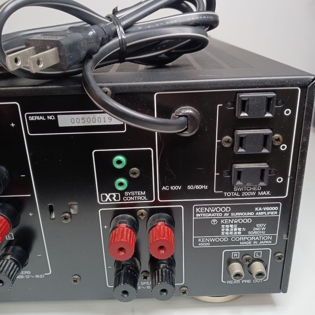 音出しOK】KENWOOD ケンウッド KA-V6000 AVサラウンド ステレオ アンプ