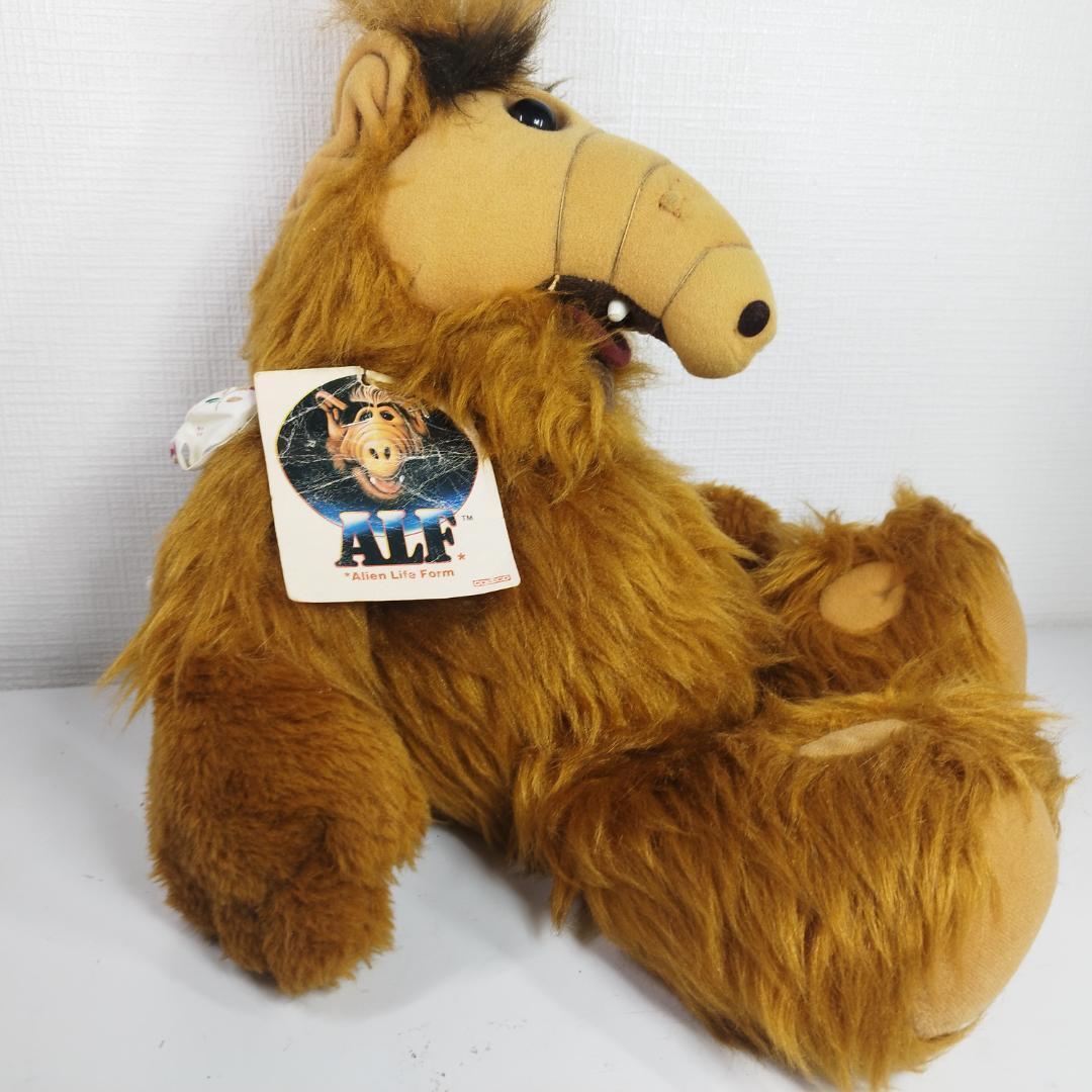 アルフ ALF ぬいぐるみ タグ付き1986 美品 海外 超美品 アンティーク