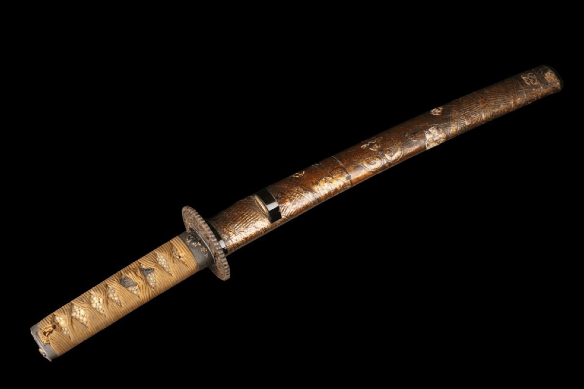 刀装具 武具 鍔 鐔 鞘 ハバキ 拵え 金象嵌 鮫皮 鯉口 江戸時代前期 刀