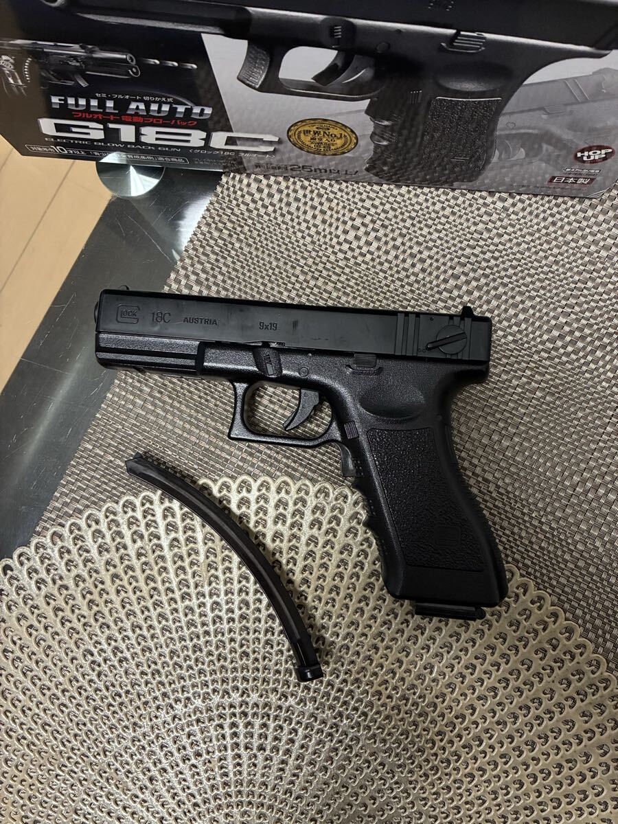 美品 東京マルイ カスタム品 グロックG18C Glock 強化カーボンピニオン