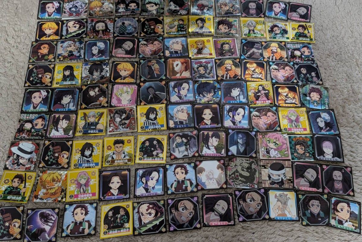 鬼滅の刃 シール まとめ売り 167枚 キャラクター 大量｜Yahoo!フリマ