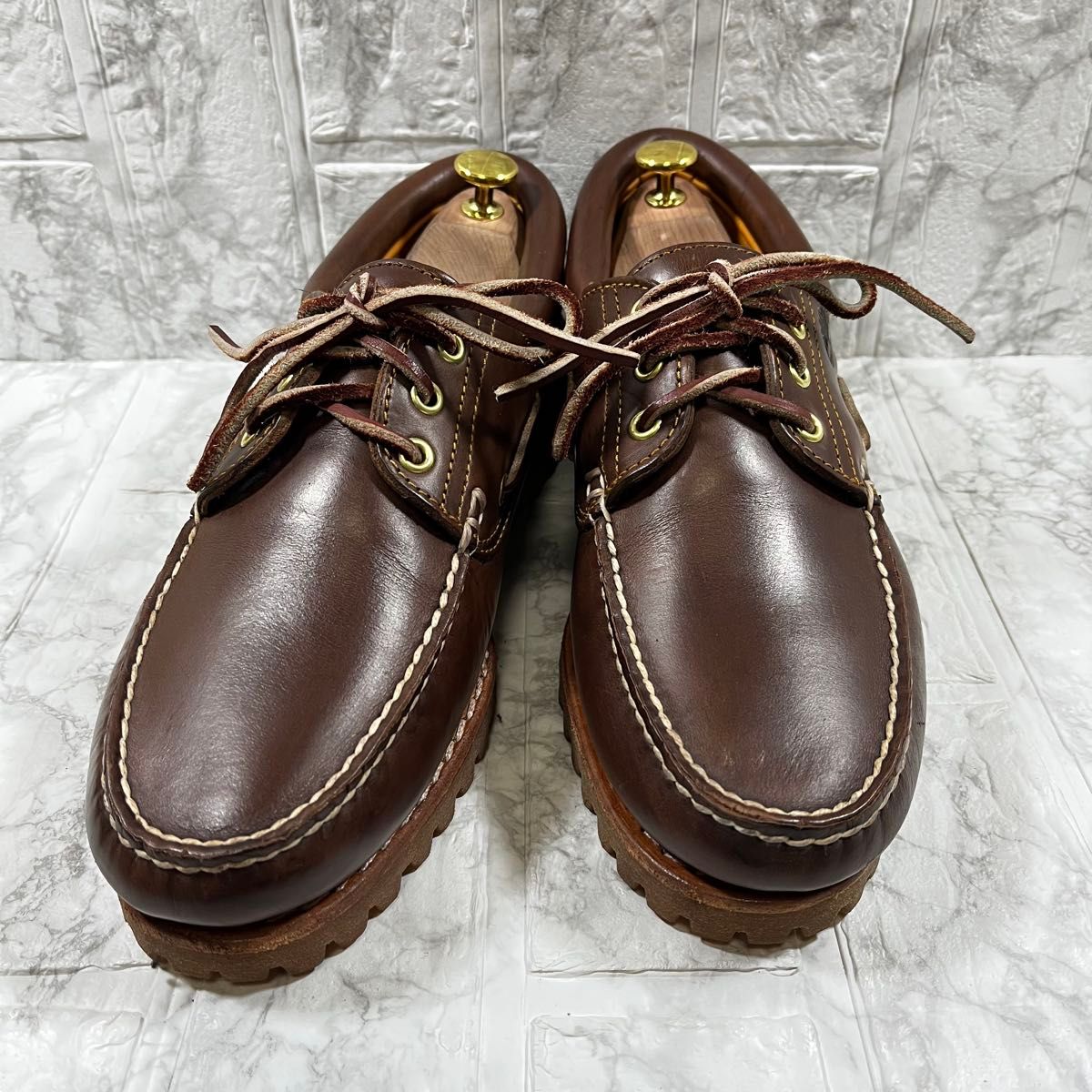 Timberland 3eyes デッキシューズ US9W モカシン 3アイレット 27