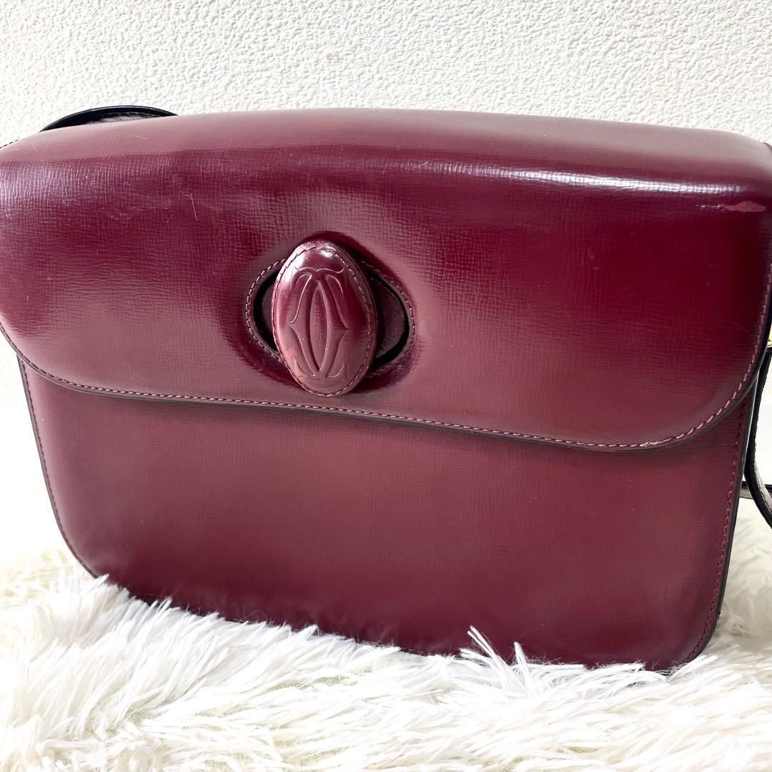 カルティエ Cartier マストライン ショルダーバッグ ターンロック