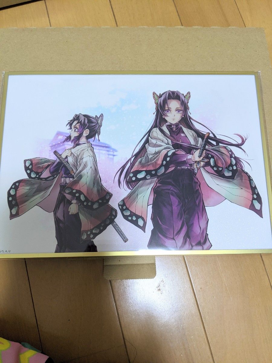 鬼滅の刃 繋ぐ WEBSHOPくじ アクリル色紙 しのぶとカナエ｜Yahoo