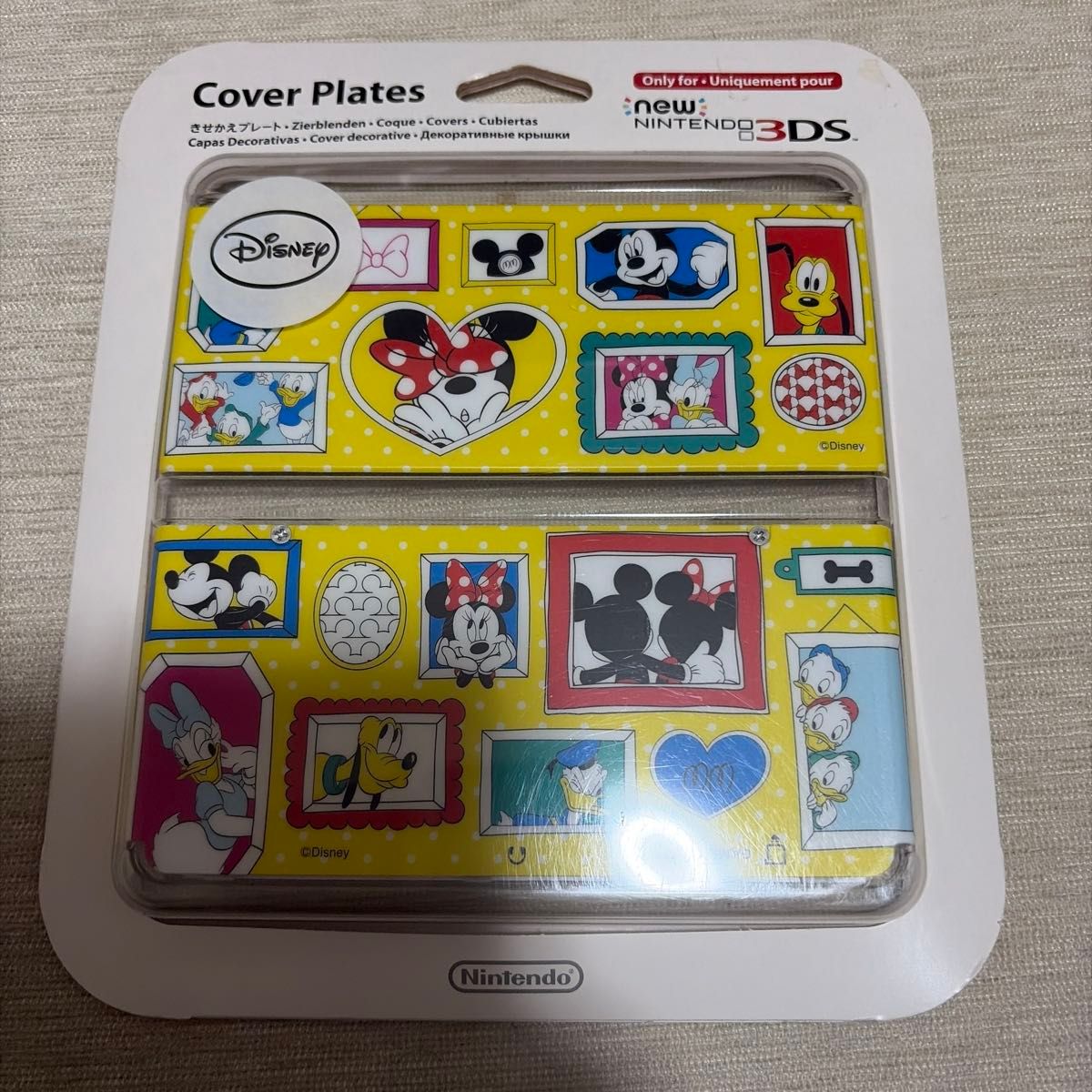 新品未開封 new ニンテンドー3DS きせかえプレート ディズニー ミニー