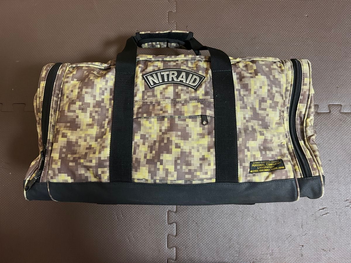NITRAID ナイトレイド ダッフルバッグ モザイクウィード リアル