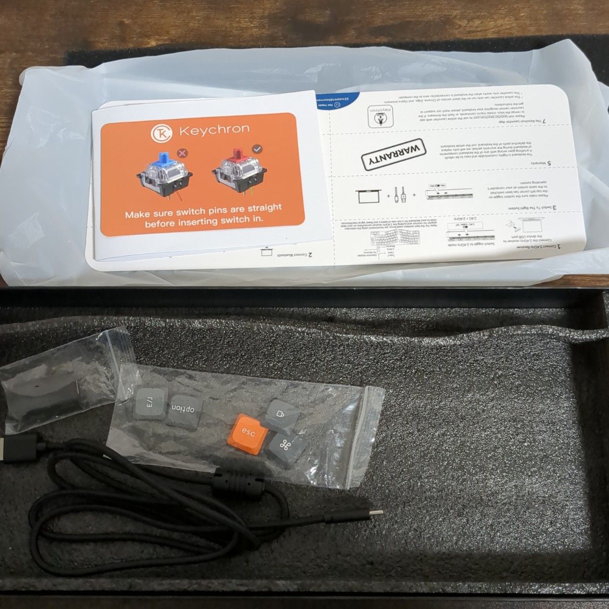 極美品 Keychron K11 Max 65% RGB ホットスワップ 茶軸｜Yahoo!フリマ