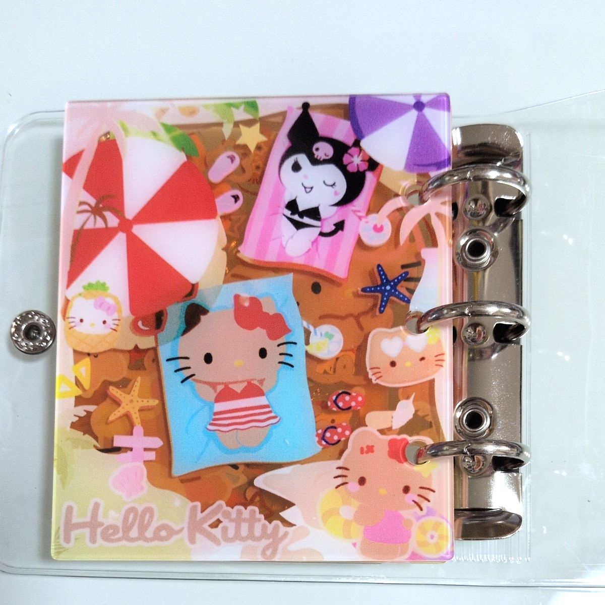 シャカシャカ シール帳 ハローキティ 推し活 ボンボンドロップシール
