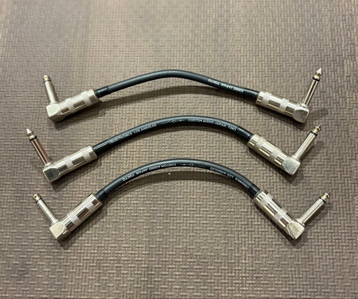 CUSTOM AUDIO JAPAN パッチケーブル LL 3本セット 20cm カスタム