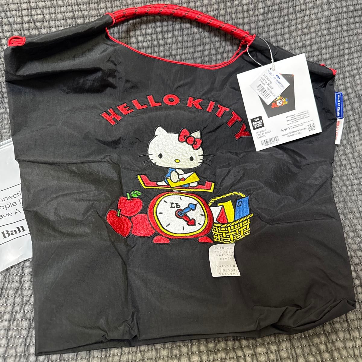 Ball&Chain ハローキティ コラボ エコバッグ ブラック Mサイズ｜Yahoo