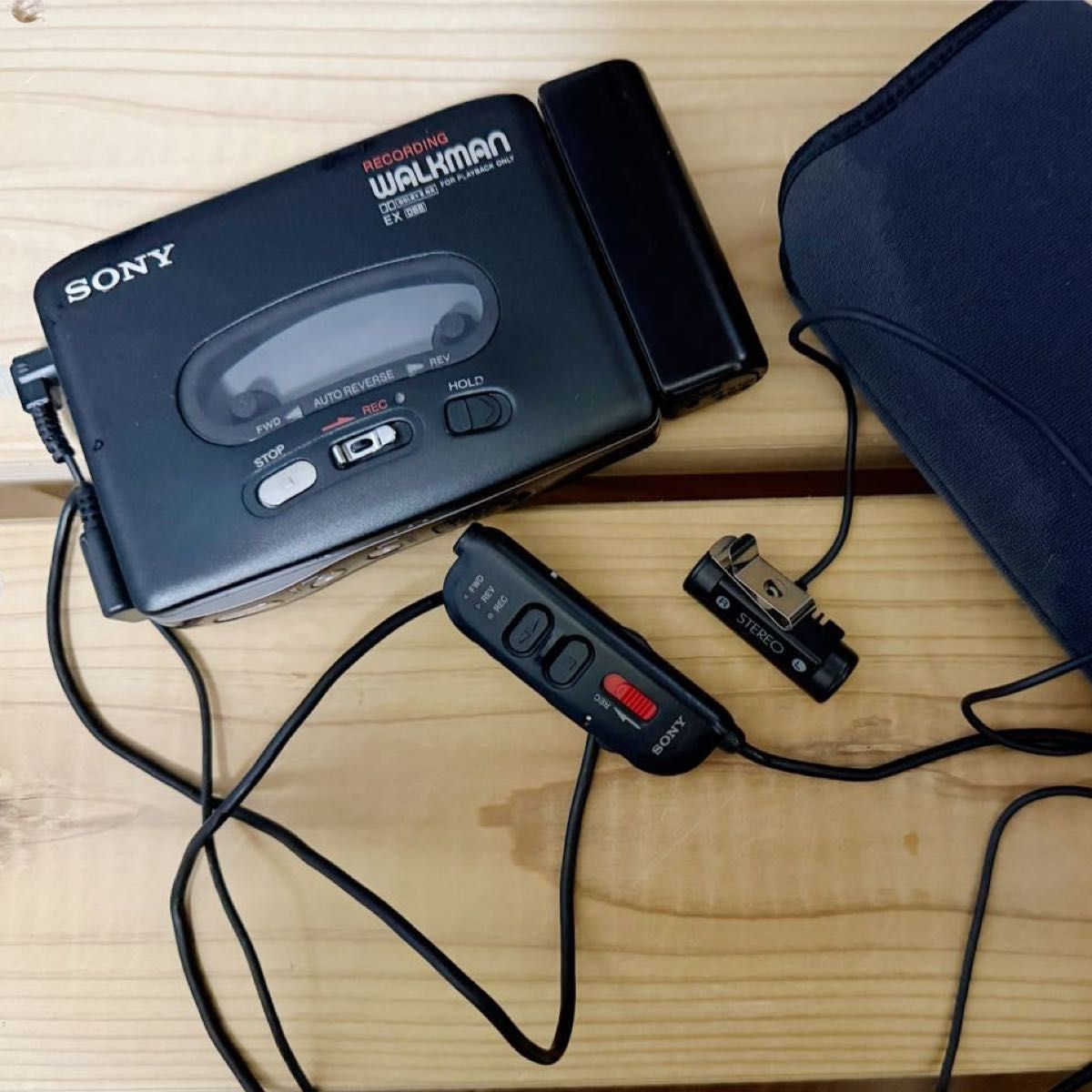 希少レトロ】SONY カセットウォークマン「WM-RX77」（録音対応・有線