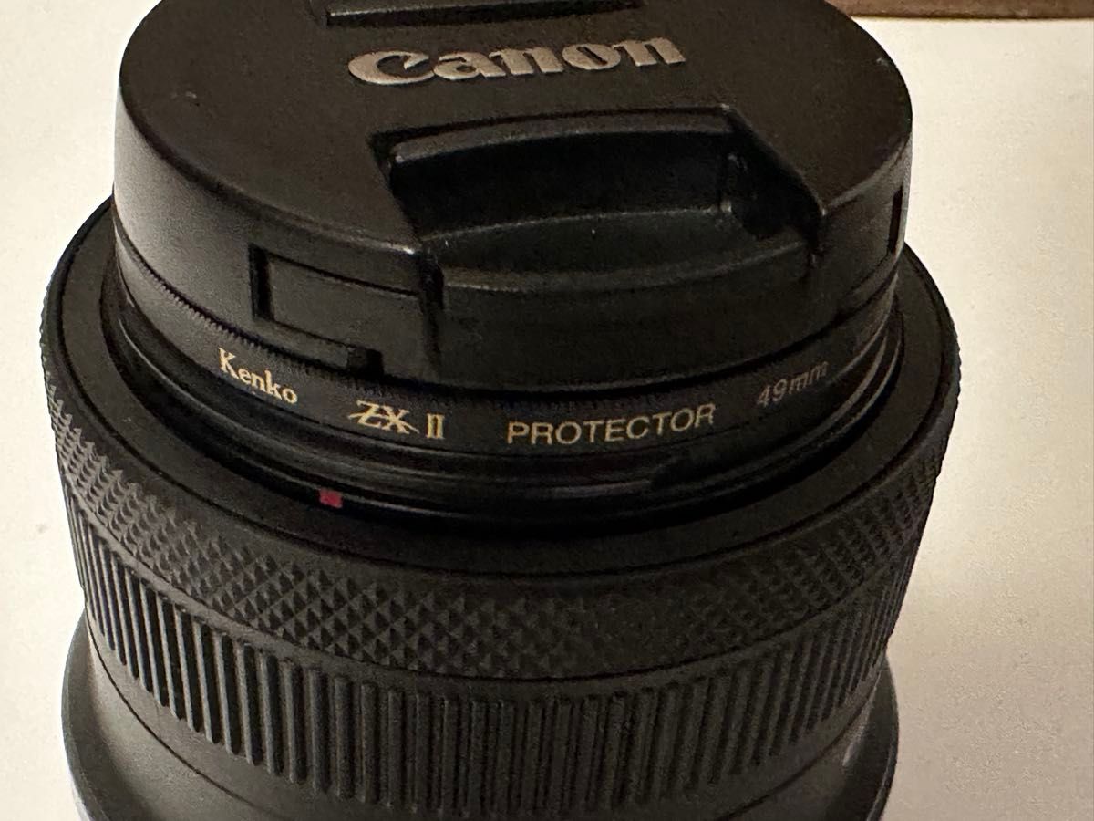 Canon RF-S10-18mm F4 5-6 3 IS STM 純正レンズフード付 Kenko ZX-Ⅱ
